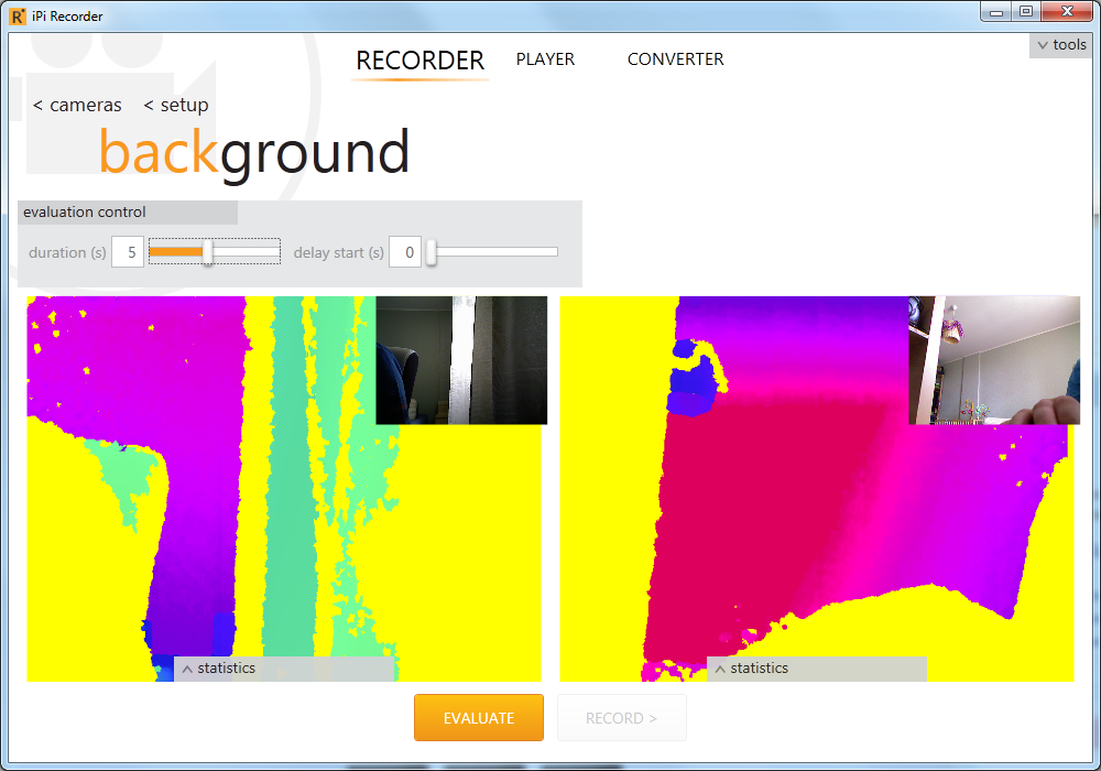 Background is not evaluated yet