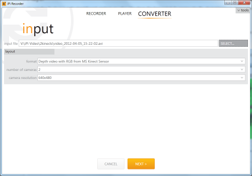 Converter input